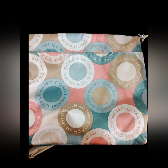 Coach Pastel Circle Pattern Crossbody Bag - Picture 2 of 8